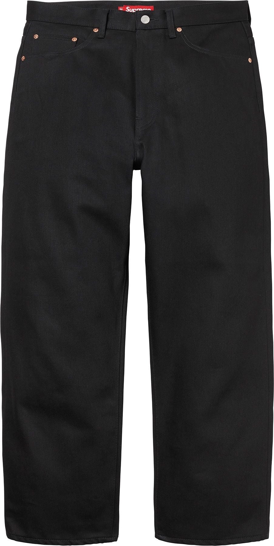 Rigid Baggy Black Selvedge Jean view 2